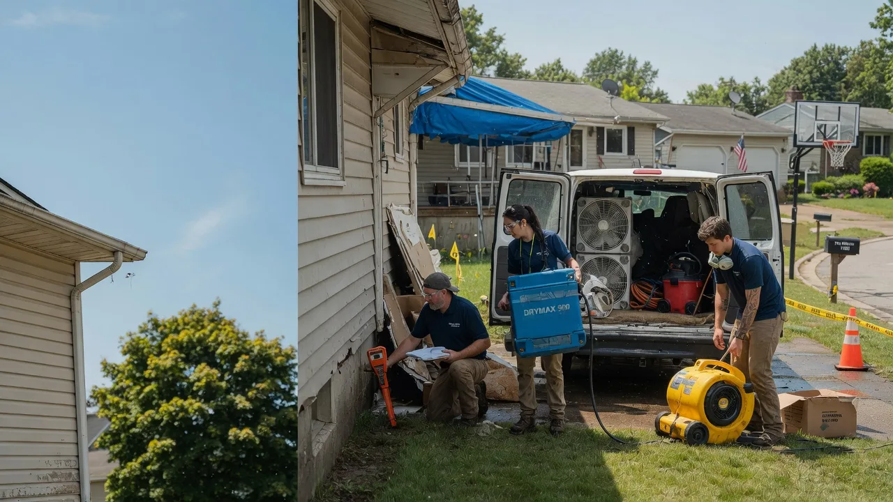 Ceiling Leak Cleanup in Lebanon, IL near me