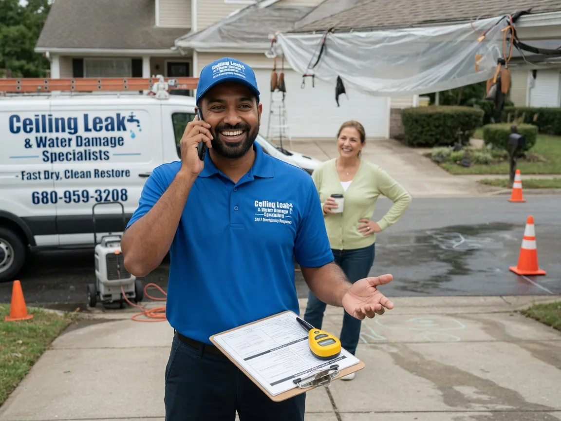 Ceiling Leak Cleanup Lebanon, IL FAQs